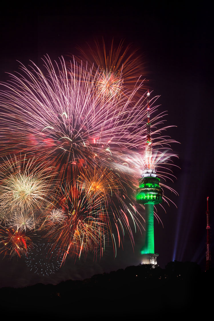 Namsan Cable Car View