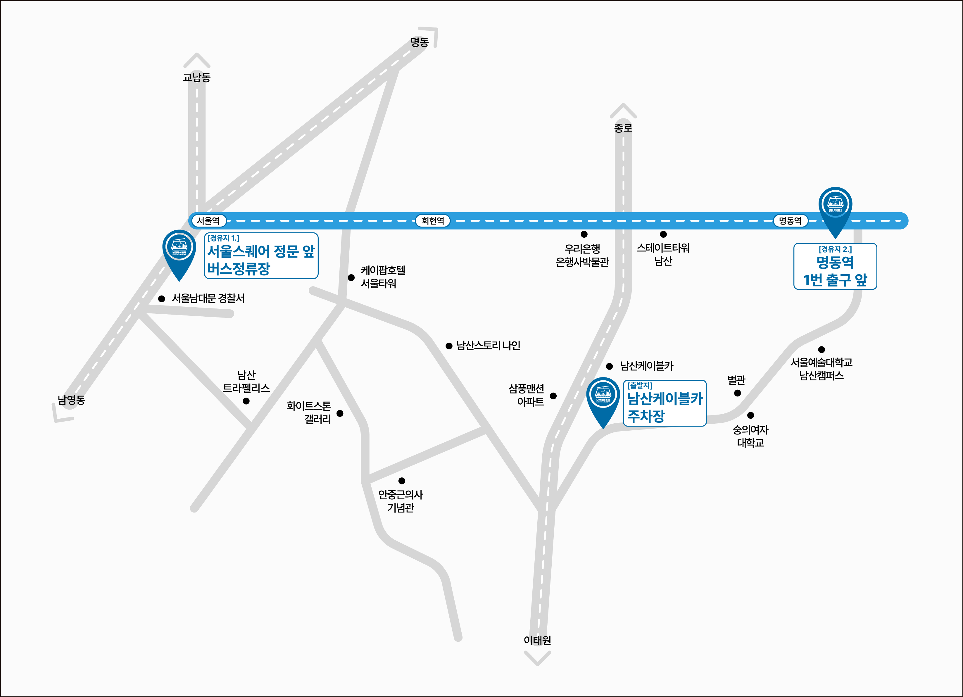 셔틀버스 노선도